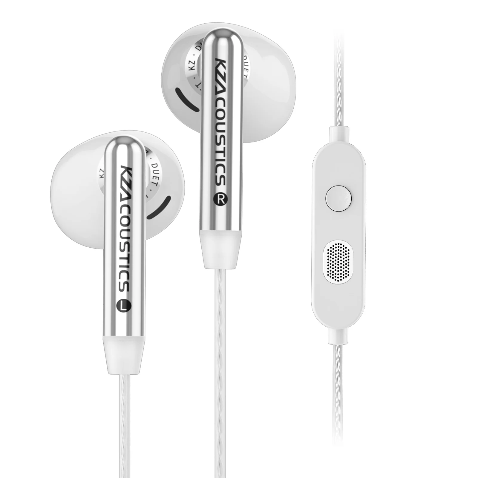 KZ Duet Dual Driver Wired Earbuds in-Ear Headphones - Image 2
