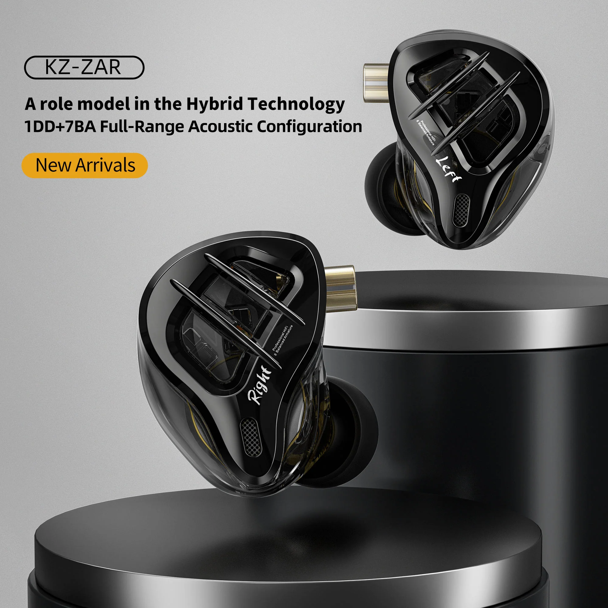 KZ ZAR 1DD+7BA IEM - Image 3